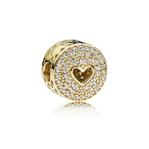 (kép) PANDORA a luxus szíve charm - 757557CZ