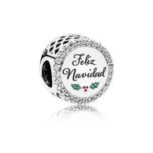 (kép) PANDORA feliz navidad charm - ENG792016CZ_22