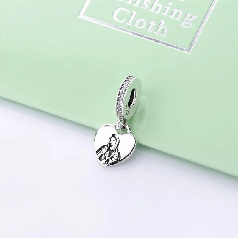 (kép) PANDORA ezüst függő charm, Lány - PJ00533-1 - Megtekintés 2