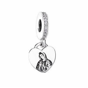 (kép) PANDORA ezüst függő charm, Lány - PJ00533-1
