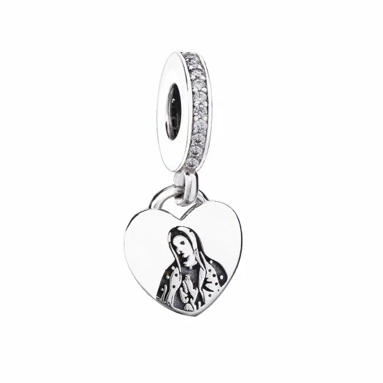 (kép) PANDORA ezüst függő charm, Lány - PJ00533-1