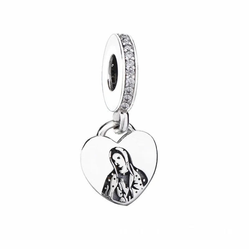 (kép) PANDORA ezüst függő charm, Lány - PJ00533-1