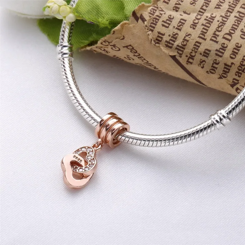 (kép) PANDORA Rose függő charm, Összefonódó szerelem - Megtekintés 2