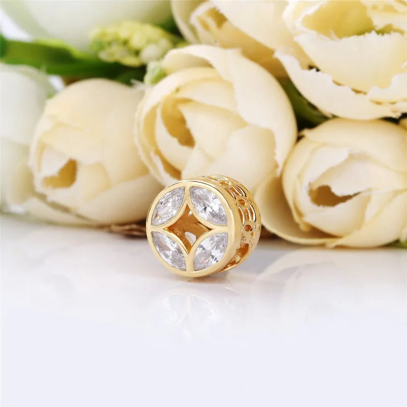 (kép) PANDORA Shine charm, Jó szerencse érme - Megtekintés 3
