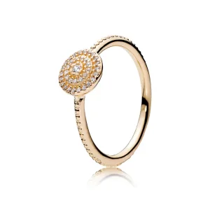 PANDORA Sugárzó elegancia gyűrű, 14 karátos arany, áttetsző cirkónia - 150184CZ (kép) PANDORA Sugárzó elegancia gyűrű, 14 karátos arany, áttetsző cirkónia - 150184CZ