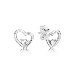 PANDORA Aszimmetrikus szívek - 297813CZ (kép) PANDORA Aszimmetrikus szívek - 297813CZ