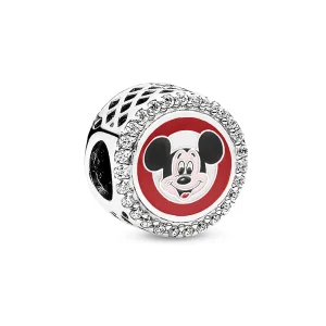 (kép) PANDORA ezüst charm, Mickey Mouse Club