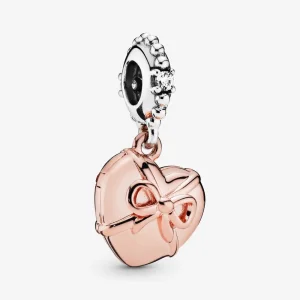 (kép) PANDORA Brazil szív Függő Charm - 788025CZ