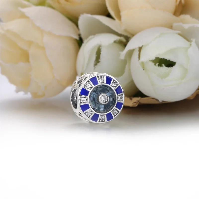 (kép) PANDORA Charm Kék mozaik - 798031EN195 - Megtekintés 2