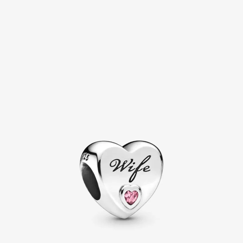 (kép) PANDORA feleség szerelem szív charm - 798249PCZ