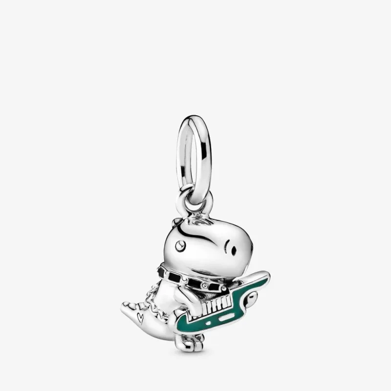 (kép) PANDORA függő charm Dino a dinoszaurusz Punk Zenekar - 798297ENMX