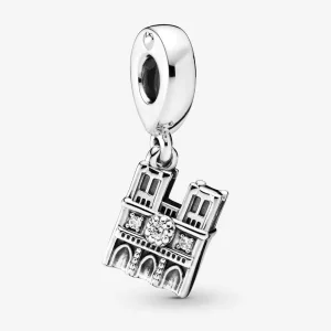 (kép) PANDORA függő charm Notre Dame - 798257CZ