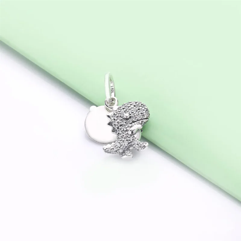 (kép) PANDORA függő charm Pavé Dinosaur - 798186CZ - Megtekintés 3