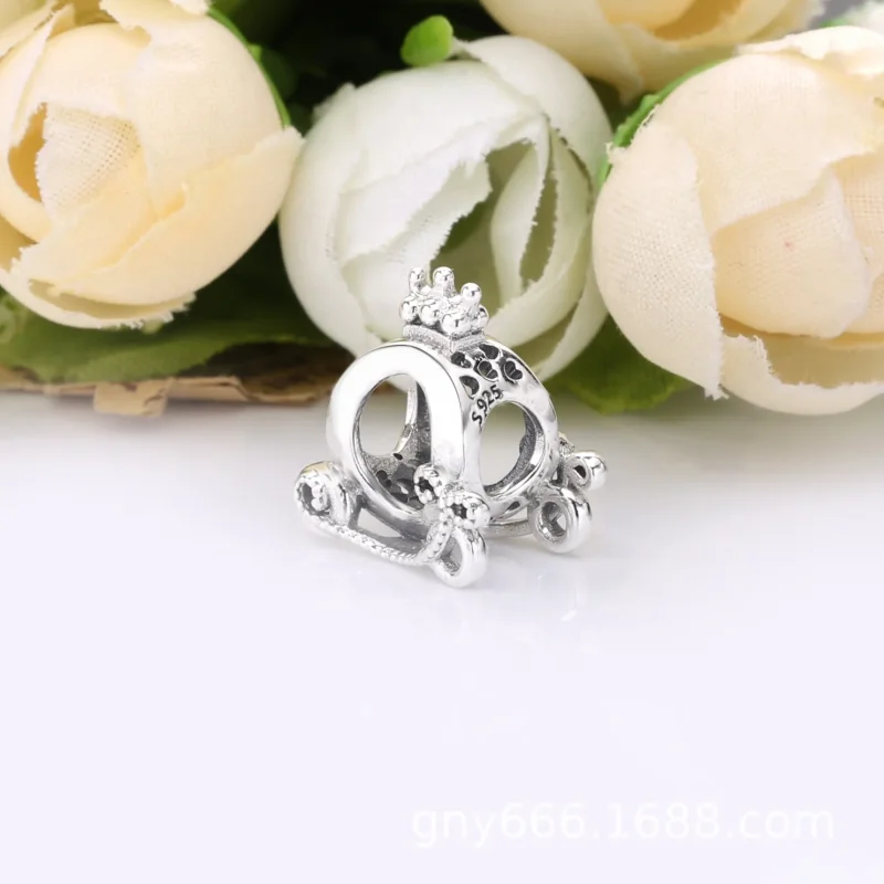 (kép) PANDORA Koronás "O"hintó charm 798323 - Megtekintés 3
