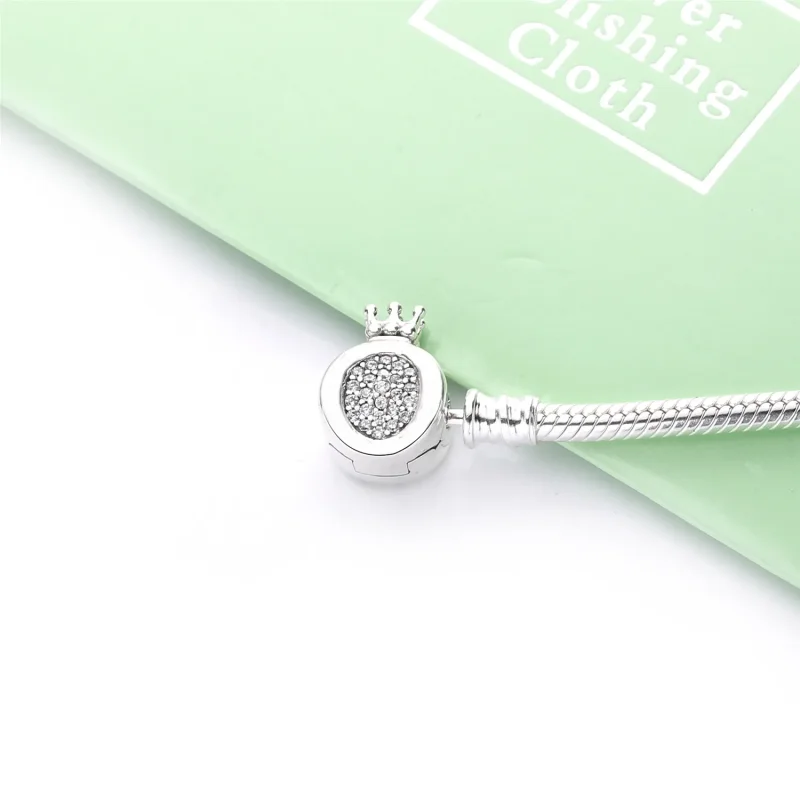 (kép) PANDORA moments koronás O karkötő - 598286CZ-16 - Megtekintés 4