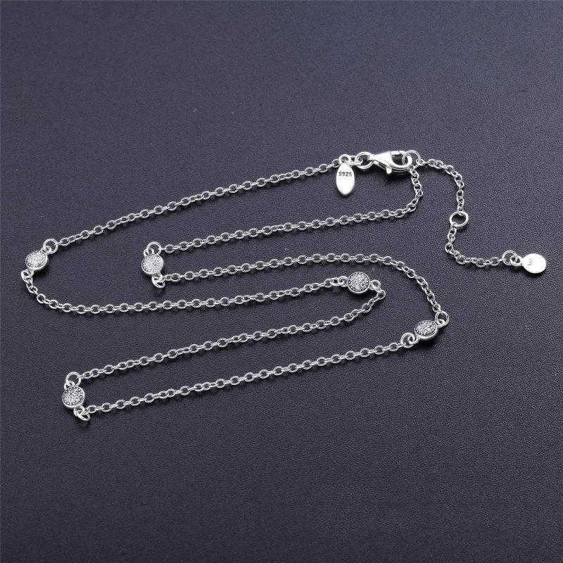 (kép) PANDORA nyaklánc Káprázatos kecses cseppek - 590525CZ - Megtekintés 4