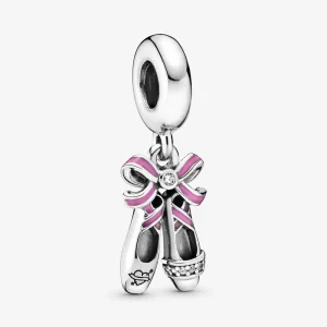 (kép) Punk balettcipő függő charm - 798339CZ