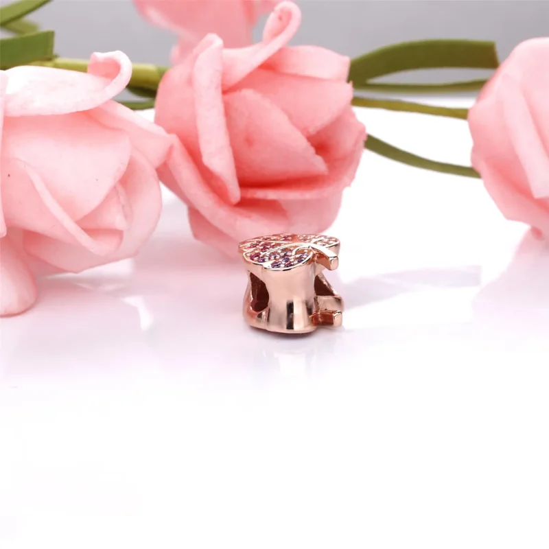 (kép) Szikrázó pavé levél charm - 788322NPMMX - Megtekintés 4