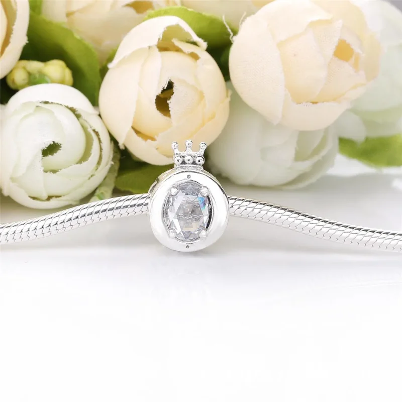(kép) Áttetsző és ragyogó koronás „O" charm - 798266CZ - Megtekintés 3