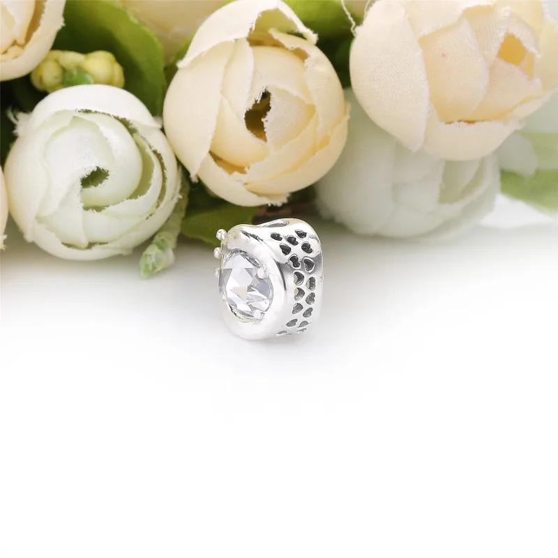 (kép) Áttetsző és ragyogó koronás „O" charm - 798266CZ - Megtekintés 4