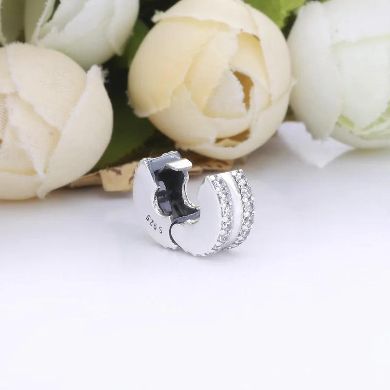 (kép) Duplasoros pavé klip charm - 798422C01 - Megtekintés 4