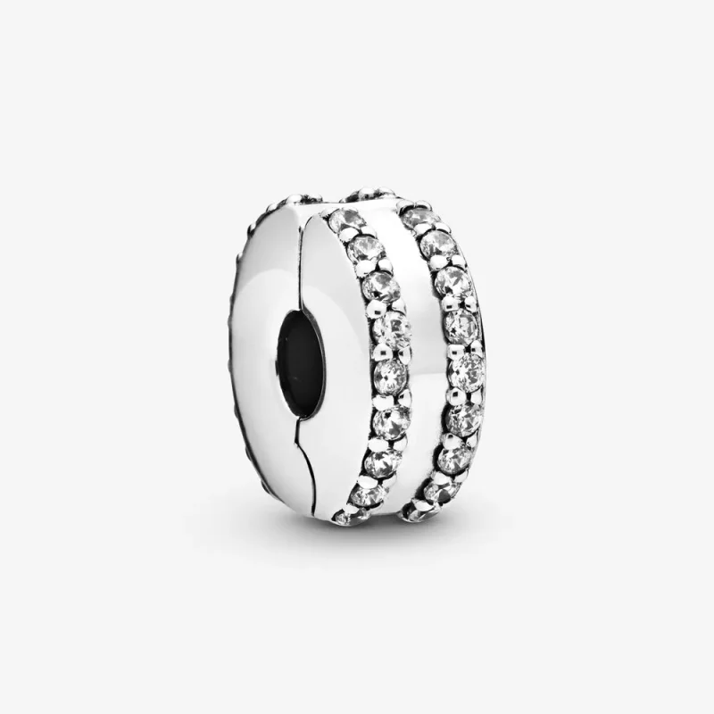 (kép) Duplasoros pavé klip charm - 798422C01