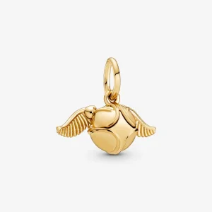 (kép) PANDORA Harry Potter aranycikesz medál - 368618C00