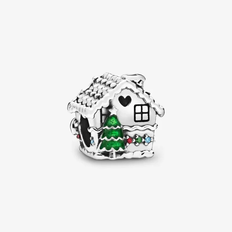(kép) PANDORA Mézeskalács házikó charm - 798471C01 - Megtekintés 2