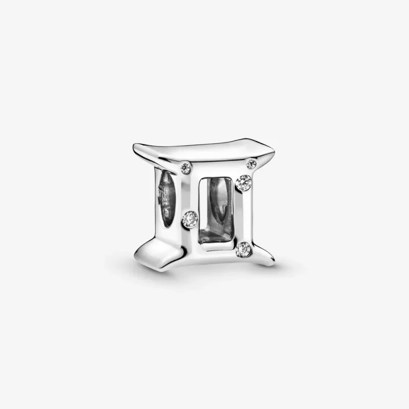 (kép) PANDORA Szikrázó Ikrek csillagjegy charm - 798428C01