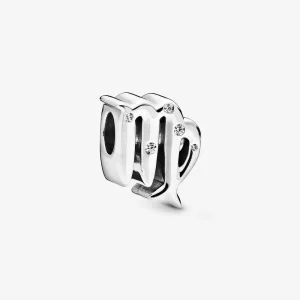 (kép) PANDORA Szikrázó Szűz csillagjegy charm - 798417C01