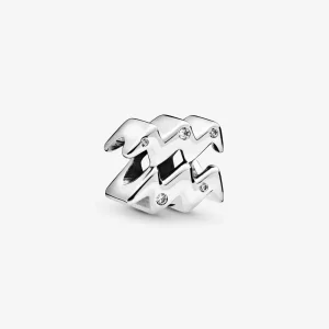 (kép) PANDORA Szikrázó Vízöntő csillagjegy charm - 798415C01