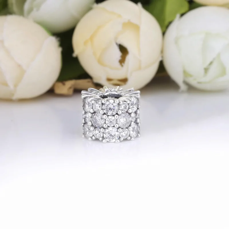 (kép) PANDORA Áttetsző csillogás charm 798487C01 - Megtekintés 2