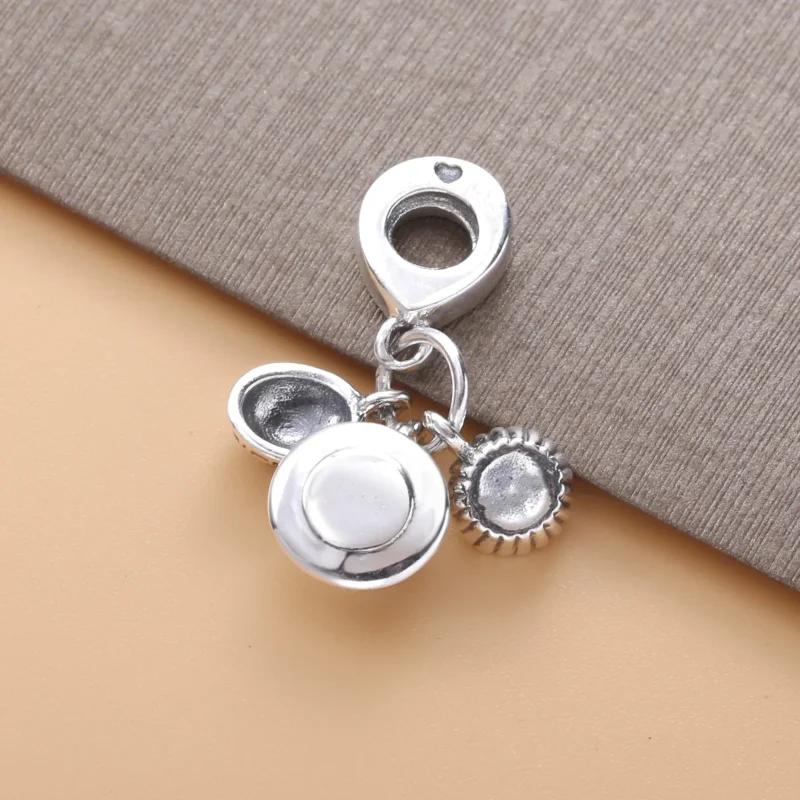 (kép) PANDORA Charm Tojástorta, tej tea és ananászos zsemle - 798355ENMX - Megtekintés 4