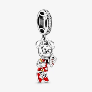 (kép) PANDORA Disney, Minnie egér Függő Charm - 798636C01