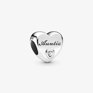 (kép) PANDORA nagynéni szerelem szív charm - 798261CZ