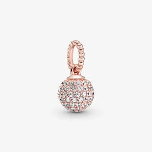 PANDORA Pavé bál Medál - 388686C01 (kép) PANDORA Pavé bál Medál - 388686C01