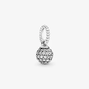 (kép) PANDORA Pavé gömb medál - 398690C01