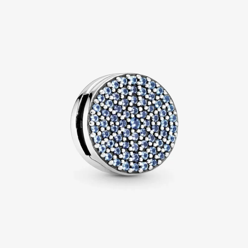 (kép) PANDORA Pavé hópehely klip - 797583C01