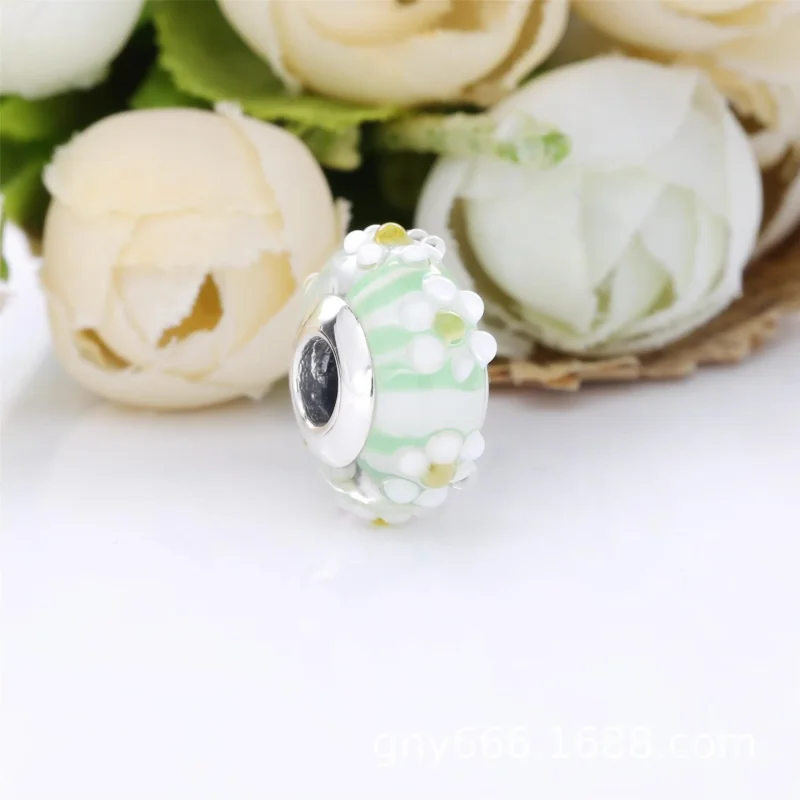(kép) PANDORA Charm Százszorszép muránói üveg - 798798C00 - Megtekintés 2
