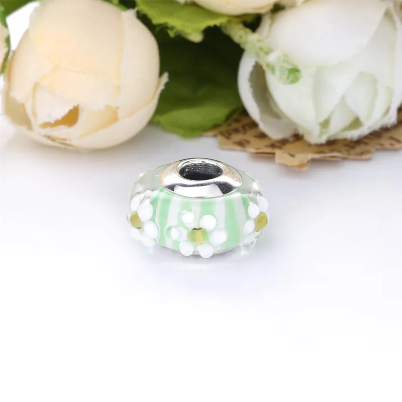 (kép) PANDORA Charm Százszorszép muránói üveg - 798798C00 - Megtekintés 4