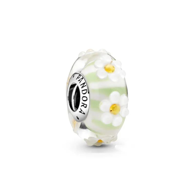 (kép) PANDORA Charm Százszorszép muránói üveg - 798798C00