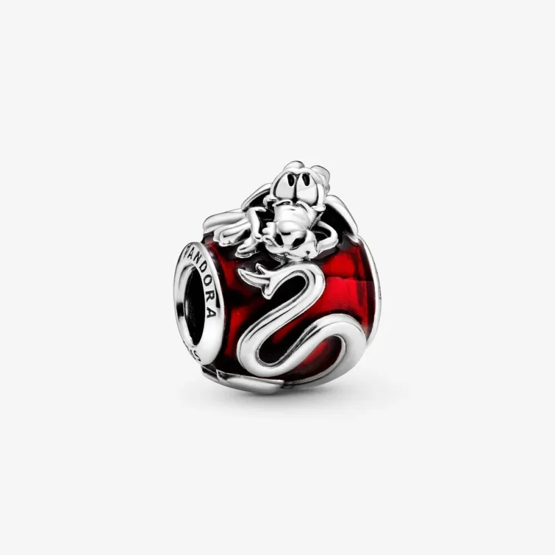 (kép) PANDORA Disney, Mulan Mushu Charm - 798632C01