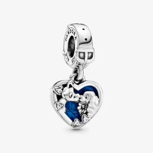 (kép) PANDORA Disney Susi és Tekergő függő - 798634C01