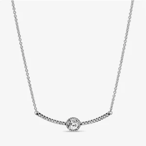 (kép) PANDORA Kerek csillogás Nyaklánc - 398490C01
