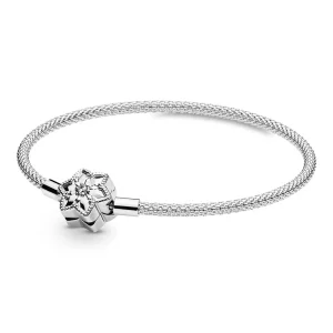 (kép) Pandora Moments Fényes hópehely hálós karkötő - 598616C01