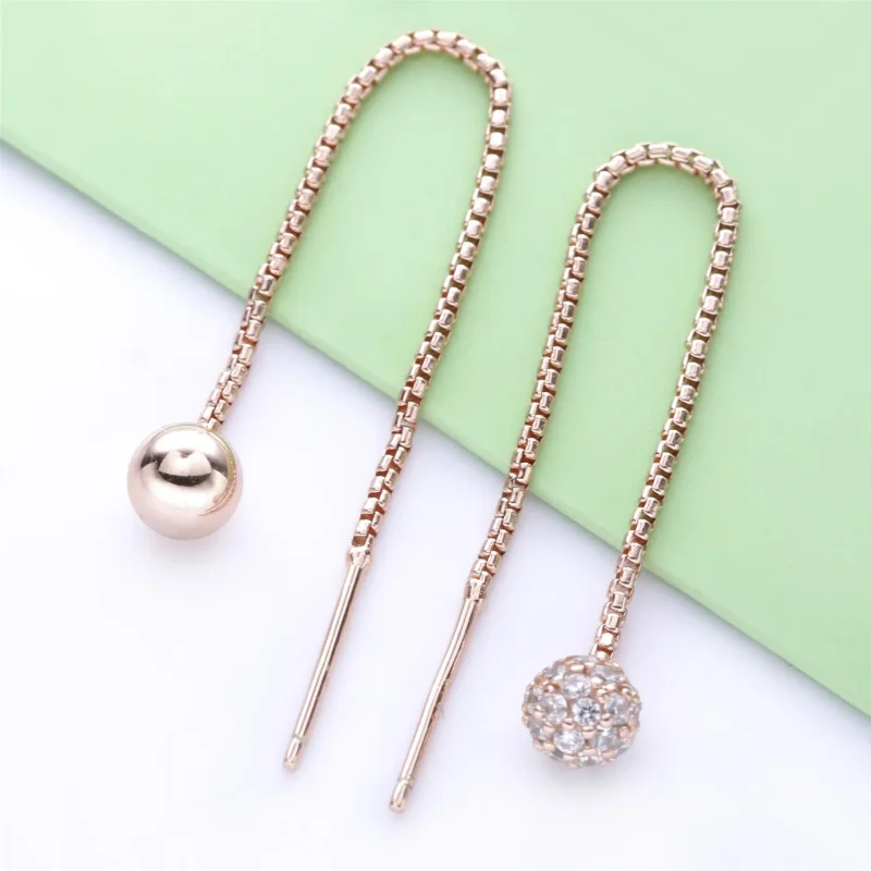 (kép) PANDORA Polírozott & Pavé Függő Fülbevalók - 288325CZ - Megtekintés 3