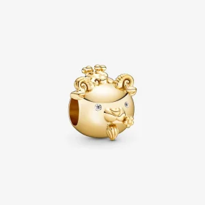 PANDORA Ragyogó Zodiákus kecske Charm - 768583C01 (kép) PANDORA Ragyogó Zodiákus kecske Charm - 768583C01