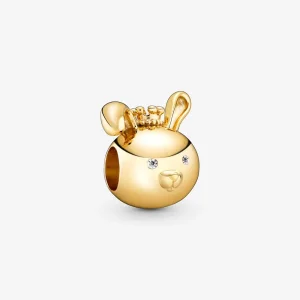 PANDORA Ragyogó Zodiákus nyúl Charm - 768585C01 (kép) PANDORA Ragyogó Zodiákus nyúl Charm - 768585C01