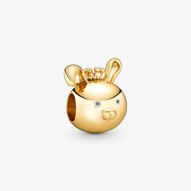 (kép) PANDORA Ragyogó Zodiákus nyúl Charm - 768585C01