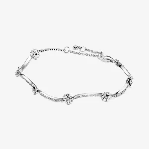 (kép) PANDORA szikrázó százszorszép karkötő - 598807C01-16